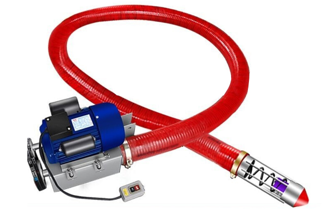 用于輸送玉米顆粒的小型輸送機器，適用于中小型農場和下鄉(xiāng)流動收糧食